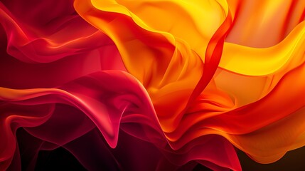 Obraz premium Abstract swirl of burning flames in shades of orange, blue, and purple, creating a dynamic and energetic background texture