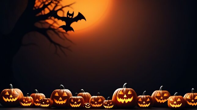 sales banner halloween plenty space text ideal advertising promotions