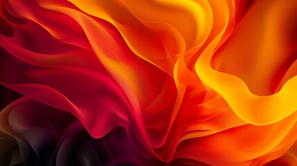 Obraz premium Abstract swirl of burning flames in shades of orange, blue, and purple, creating a dynamic and energetic background texture