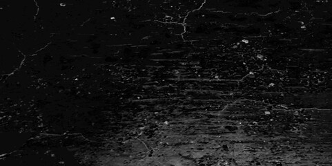 Naklejka premium Abstract dark background black and white dusty wall texture with scratches and cracks . gray concreate surface plaster old rough dirty wall texture, white marble texture, grunge texture. 