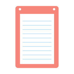 lined note paper