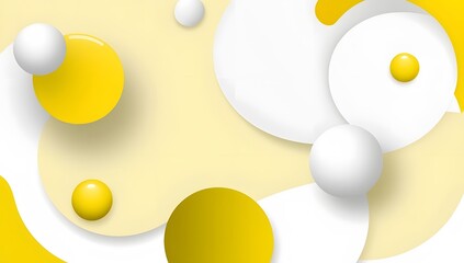 white and yellow abstract modern background