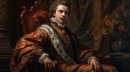Obraz premium portrait of a king 