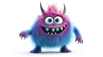 Cute Monster with Big Eyes
