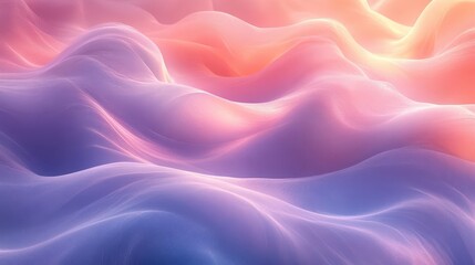 Obraz premium ethereal swirls of pastel colors blending seamlessly creating a dreamy and calming abstract background with soft gradients