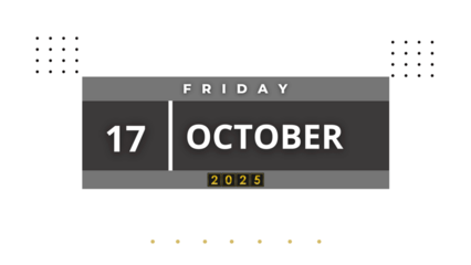 17 October 2025 Professional Calendar, Nov Agenda Design