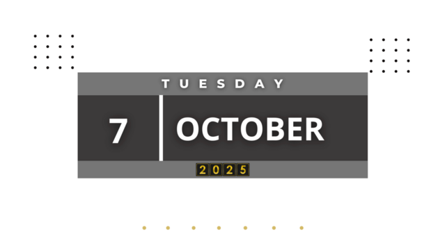 7 October 2025 Professional Calendar, Nov Agenda Design