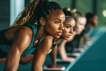 Women track team preparing to start