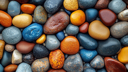 blue tones and stones, evoking tranquility and stability. Ideal for themes of calm, trust, and reliability