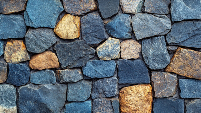 blue tones and stones, evoking tranquility and stability. Ideal for themes of calm, trust, and reliability