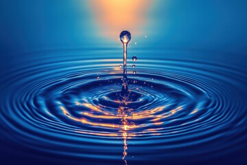 Water droplet background. Macro. reflection. fluid motion and movement