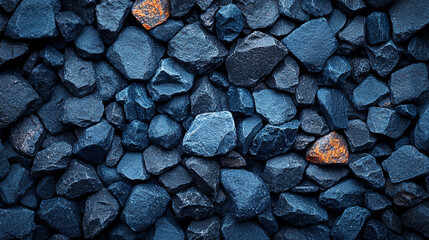 blue tones and stones, evoking tranquility and stability. Ideal for themes of calm, trust, and reliability