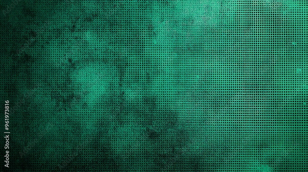 Poster A textured green background featuring a subtle grid pattern, perfect for design projects and creative applications.