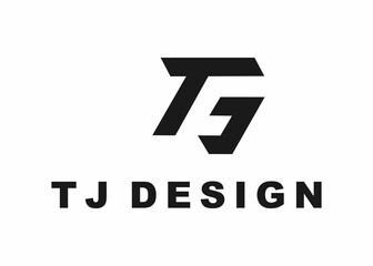letter tj logo, design, vector, illustration, creative icon, template