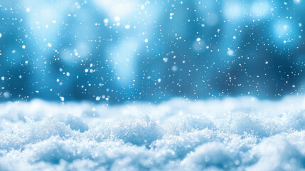 Winter's Whisper: Dancing Snowflakes