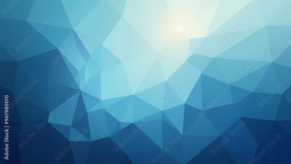 Poster light blue abstract background. abstract blue polygonal background with geometric patterns and gradi