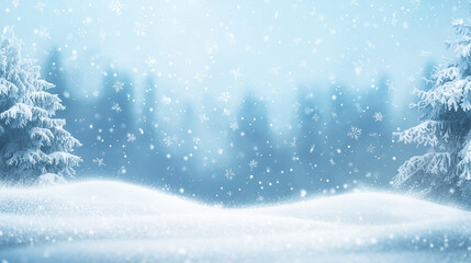 Winter's Whisper: Dancing Snowflakes