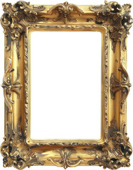 Ornate gold frame for artwork