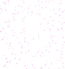 渦巻き状の桜吹雪