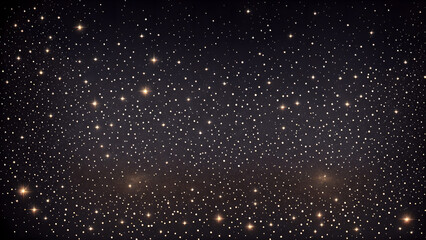 Fototapeta premium Glimmering Stars on a Dark background 3d wallpaper