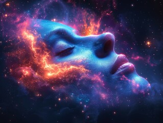 world sleep day. colorful dreams emerging during sleep, reflecting the richness and diversity of our subconscious