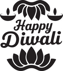 Obraz premium a happy Diwali design