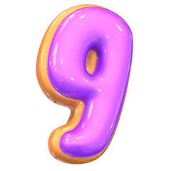 g Letter 3D Rendering