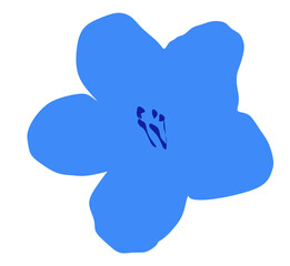 blue flower