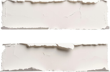 Torn white paper texture
