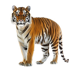 Obraz premium tiger isolated on white background