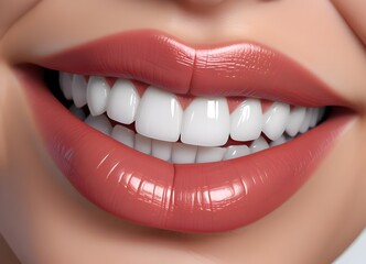Bright, Perfect Smile Close-Up
