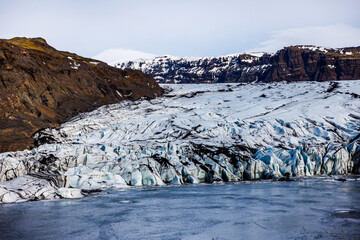 Solheimajokull Glacier South Coast Iceland