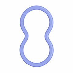 Vaginal ring female icon cartoon vector Birth control Pill control (4)