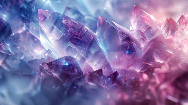 A digital background featuring a fractal pattern with sharp, angular shapes and deep shadows