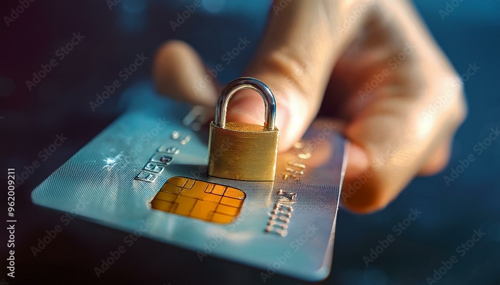 Poster secure credit card transactions with confidence
