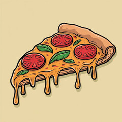 Adobe Illustrator Artwork















Tasty Pizza with Mushrooms, Tomatoes, and Basil – Flat Design Illustration