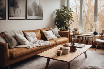 Interior of a nordic living room
