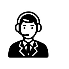 Call center operator avatar icon
