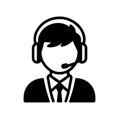 Call center operator avatar icon