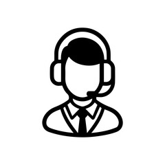 Call center operator avatar icon