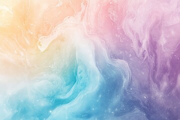 Fototapeta premium Abstract Swirling Pastel Colors with Glitter