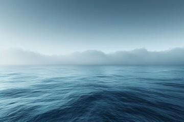 Obraz premium A minimalist background with a smooth gradient from soft teal to white