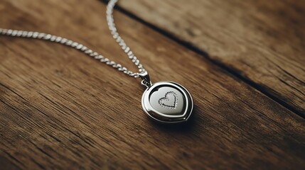 Elegant silver necklace featuring a heart pendant, perfect for expressing love and sentimentality on any occasion.