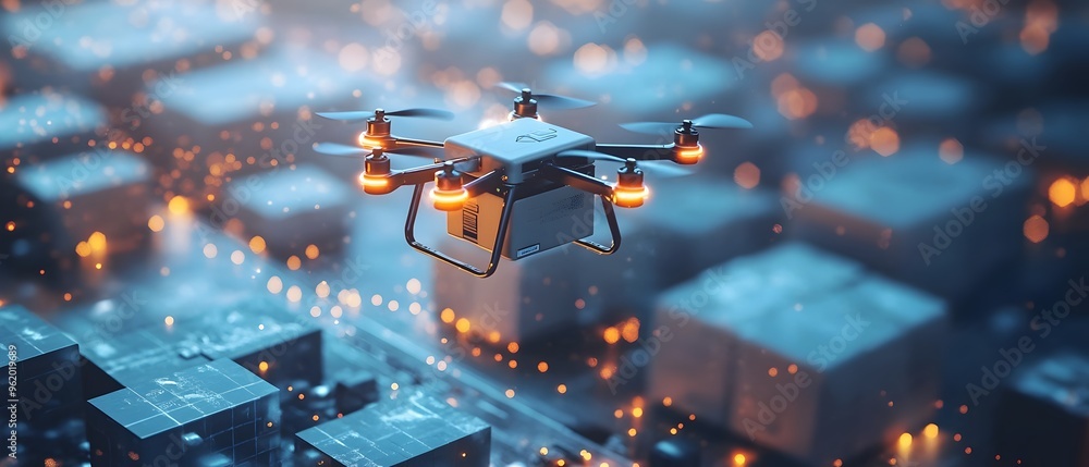 Poster efficient drone payload management for streamlined logistics the effective loading and delivery of c