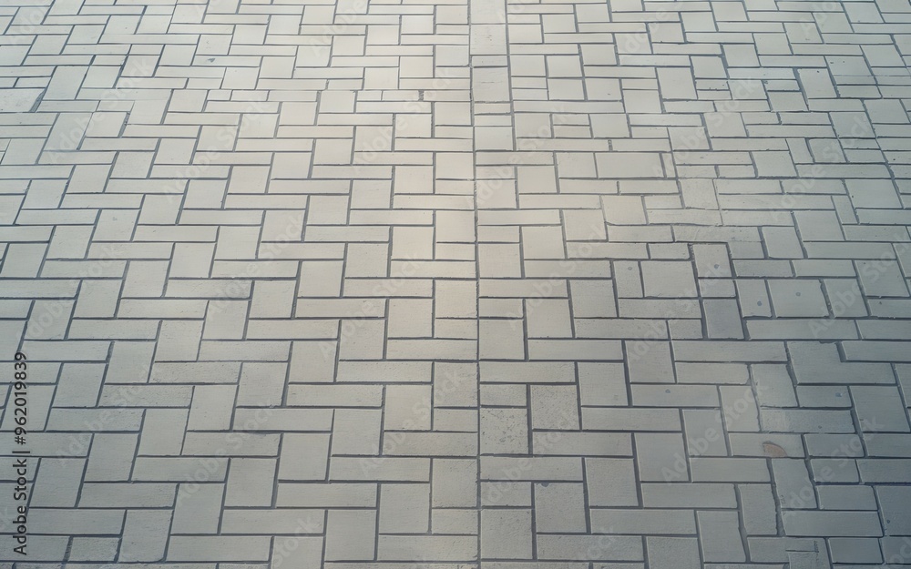 Poster pavement texture. grey interlocking paving stones texture background. perfect for design and constru