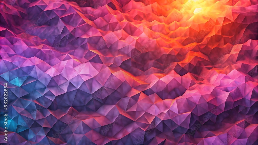 Poster abstract purple background with connecting dots and lines. structure and communication. plexus effec