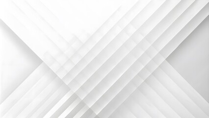 Obraz premium Abstract smooth light gray geometry paper futuristic minimal subtle modern background, Abstract white and gray color modern technology geometry background. Modern Abstract white background design 