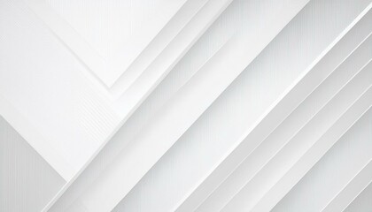 Obraz premium Abstract smooth light gray geometry paper futuristic minimal subtle modern background, Abstract white and gray color modern technology geometry background. Modern Abstract white background design 