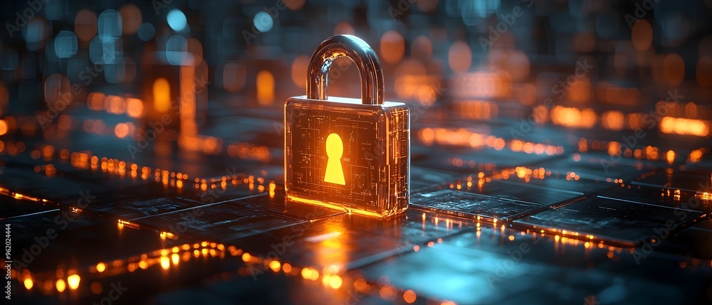 Poster firewall defenses securing credentials against phishing attacks in cybersecurity photography concept