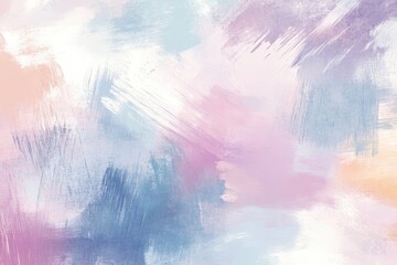 Abstract Pastel Painting with Brushstrokes